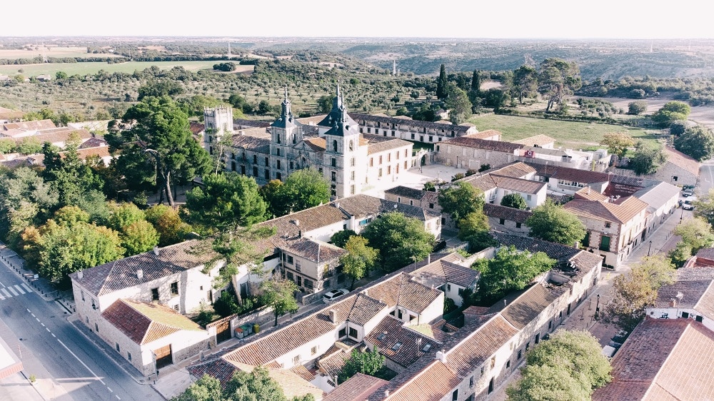 Vista desde arriba de Nuevo Baztán