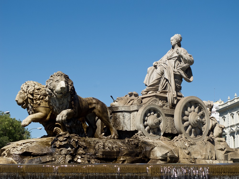 Fuente de Cibeles, rutas por Madrid