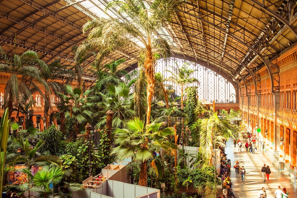 Jardín Tropical de Atocha, rutas por Madrid