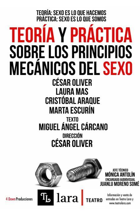 Teoría y práctica de los principios mecánicos del sexo en el Teatro Lara