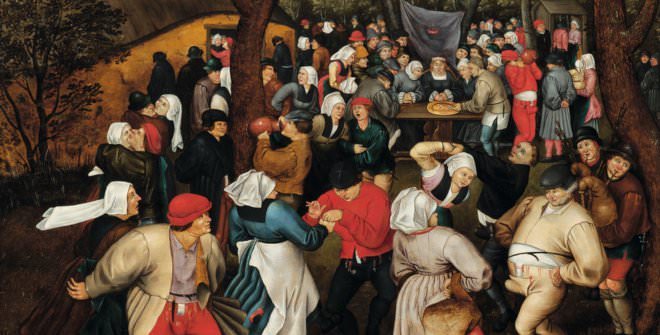 El baile nupcial, Pieter Brueghel el Joven, 1556