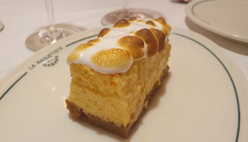 La Raquetista en la Habana 11 Key Lime Pie homenaje a Joe's Stone Crab
