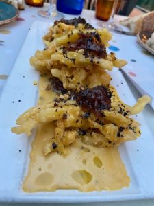 Tortilla de patata en tempura