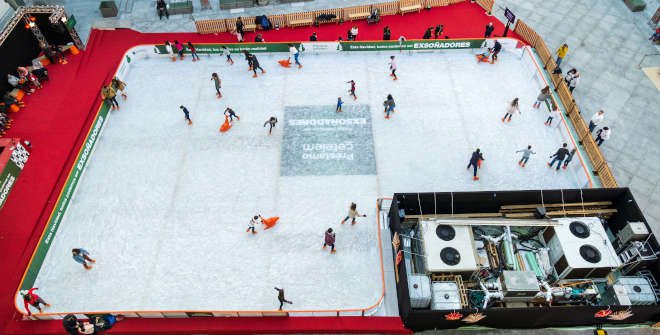 Pistas de patinaje sobre hielo en Madrid - Un buen día en Madrid