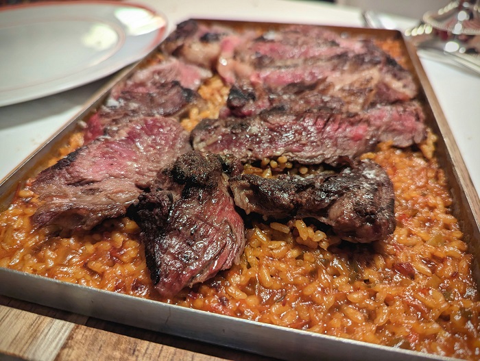 Arroz chuleta Casa Felisa