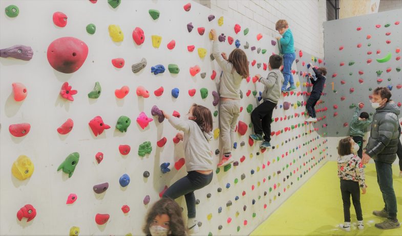 Clases de escalada para niños en Urban Monkey