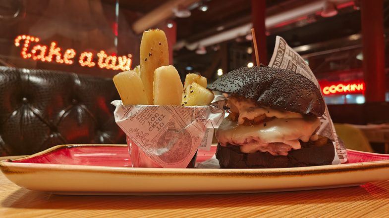 hamburguesa taxi a manhattan