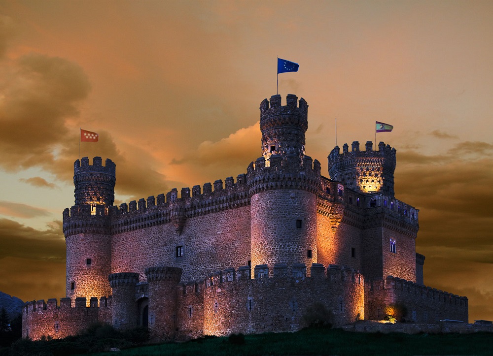 Castillo Nuevo de los Mendoza en Manzanares el Real