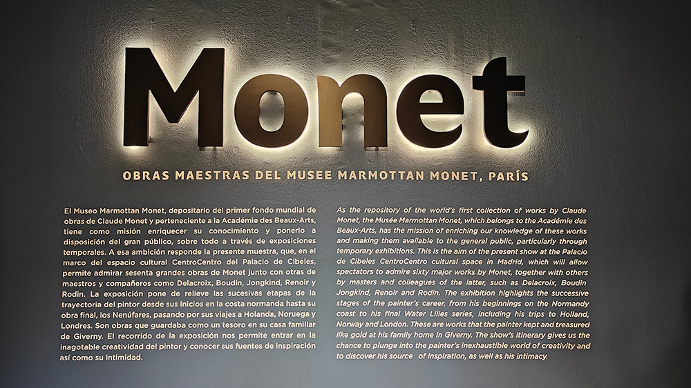 exposición Monet Madrid