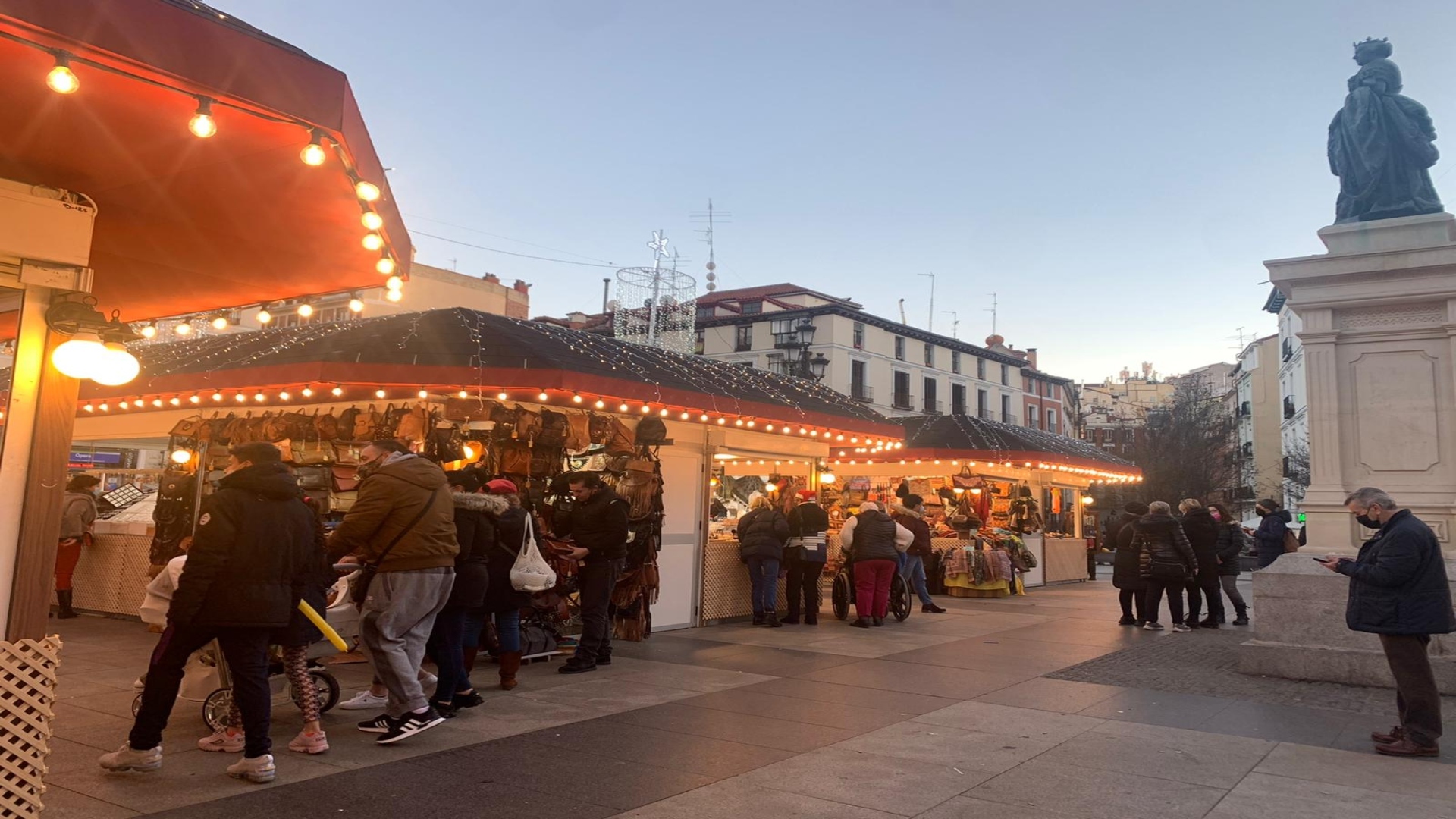 Mercado navideño Plaza de Isabel II
