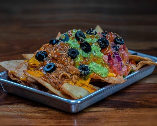 hundred burger nachos