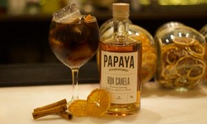 Papaya Destilados Artesanales 25 Ginebra de canela del bar PAPAYA