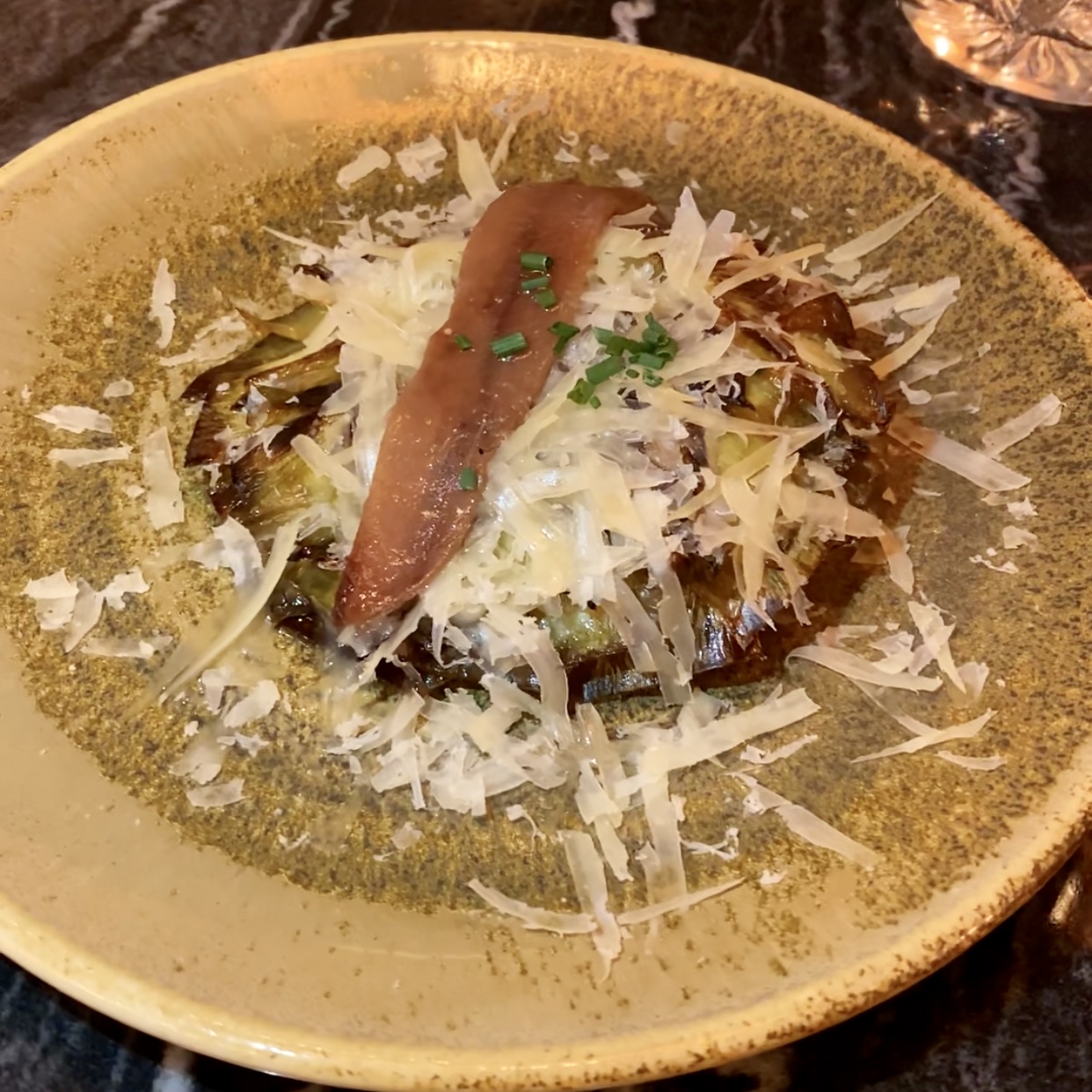 El Picaporte 7 Flor de alcachofa confitada