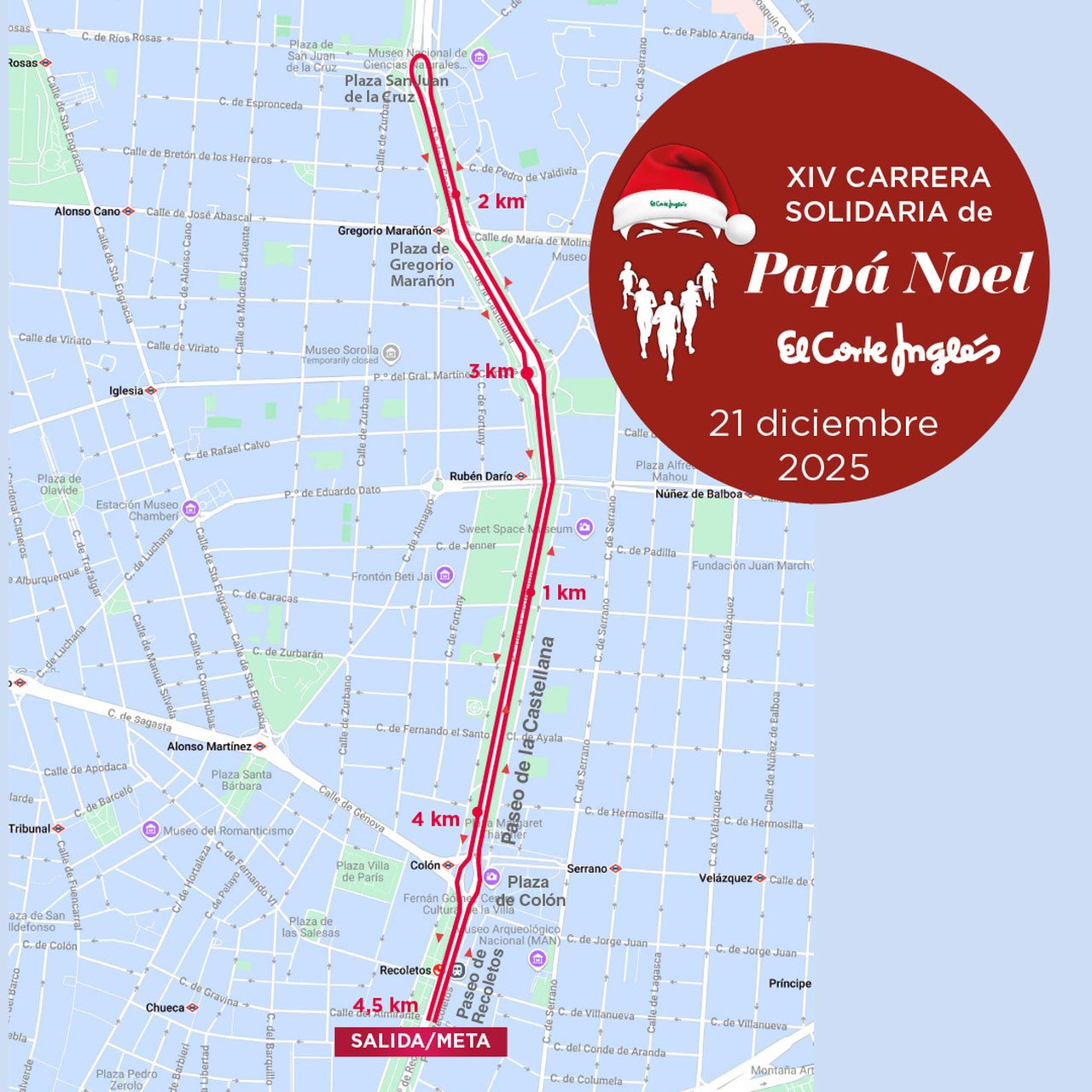 XIV Carrera Solidaria de Papá Noel 6 XIV Carrera Solidaria de Papá Noel - Un buen día en Madrid