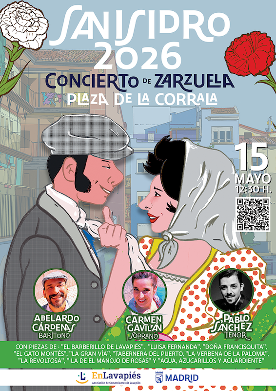 Concierto de Zarzuela en Lavapiés 4 San Isidro, Lavapiés. Zarzuela.