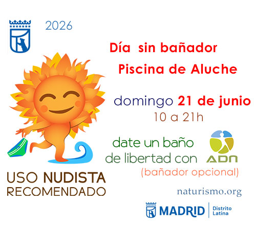Día nudista en Aluche 2 Día sin bañador