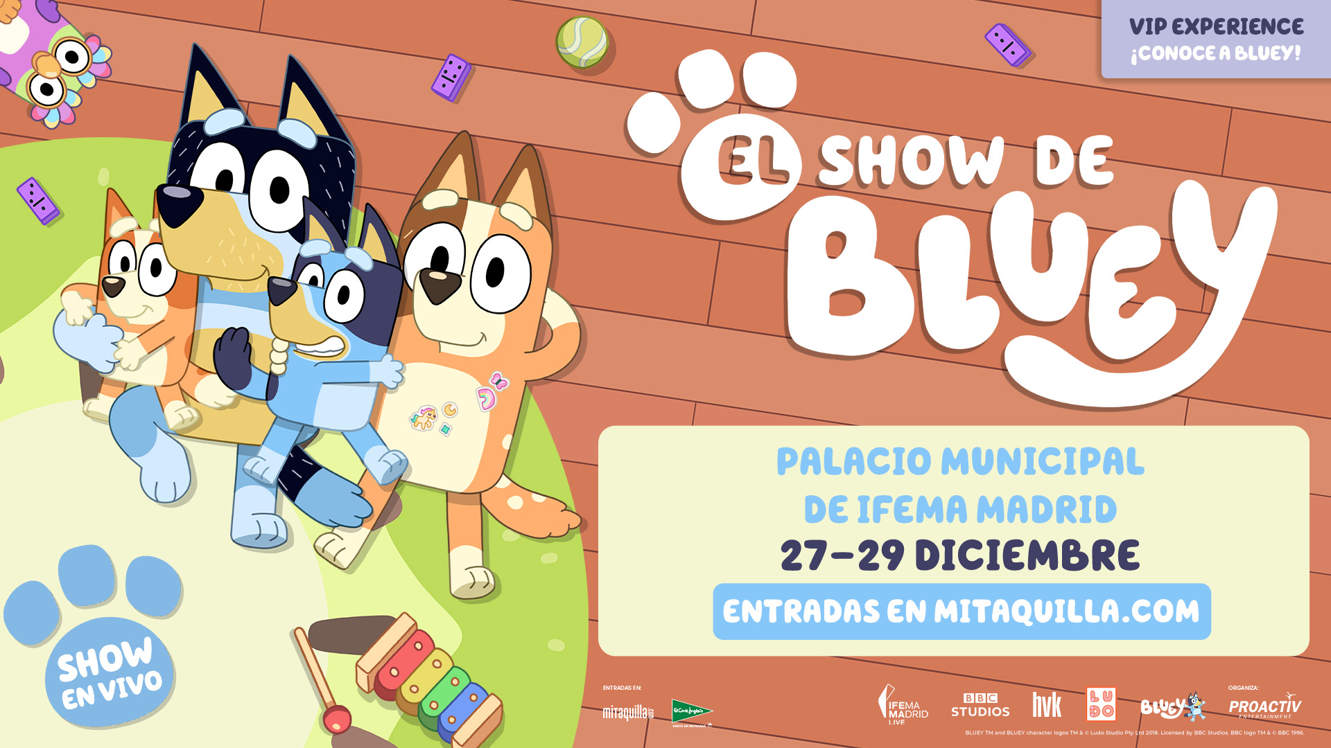 El show de Bluey - Un buen día en Madrid