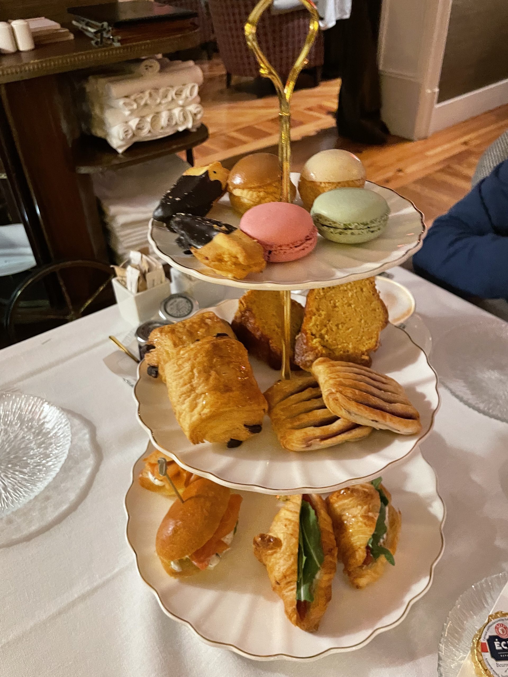 Merienda de Catalina en Hotel Palacio del Retiro