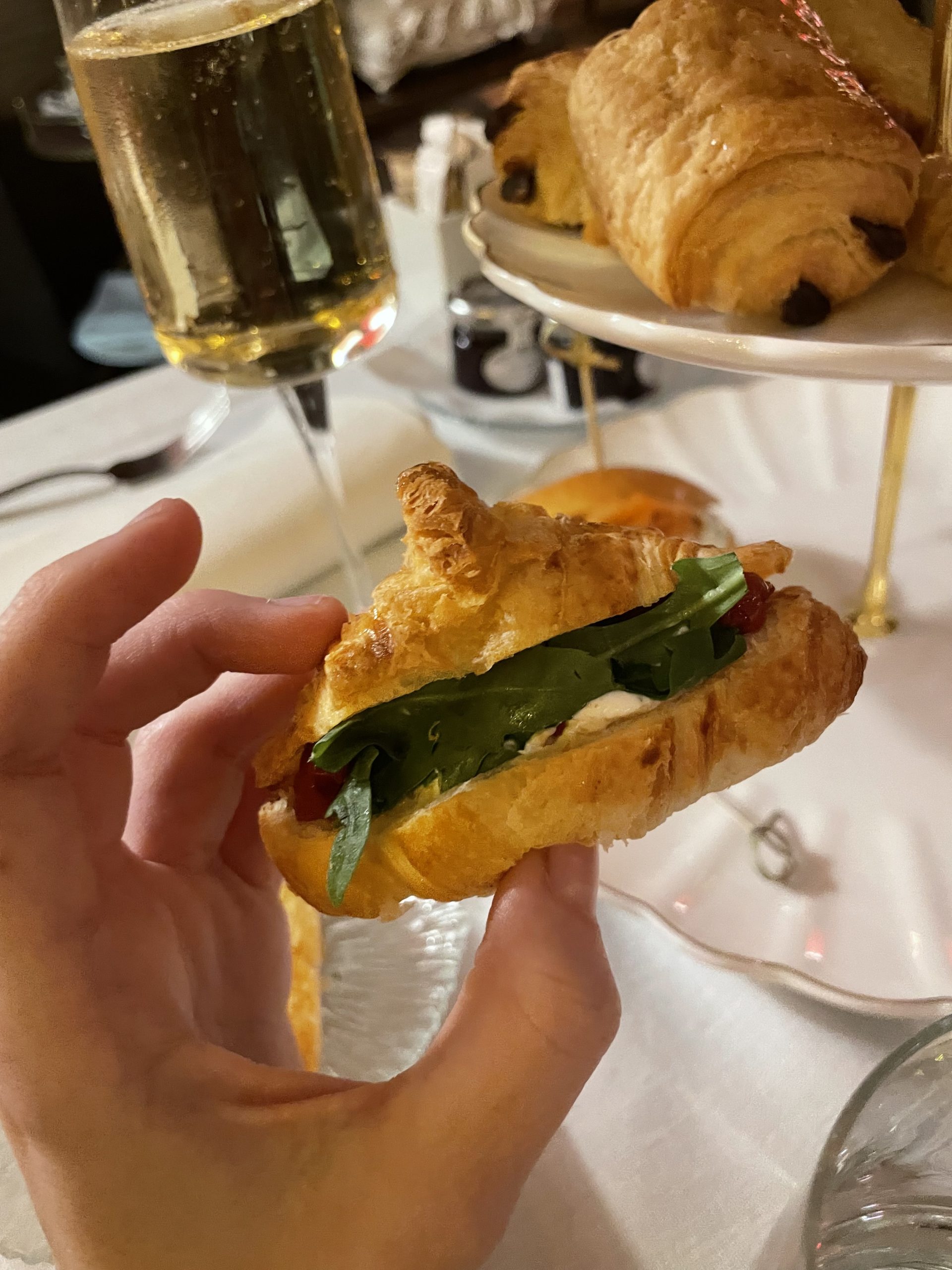 Merienda de Catalina en Hotel Palacio del Retiro