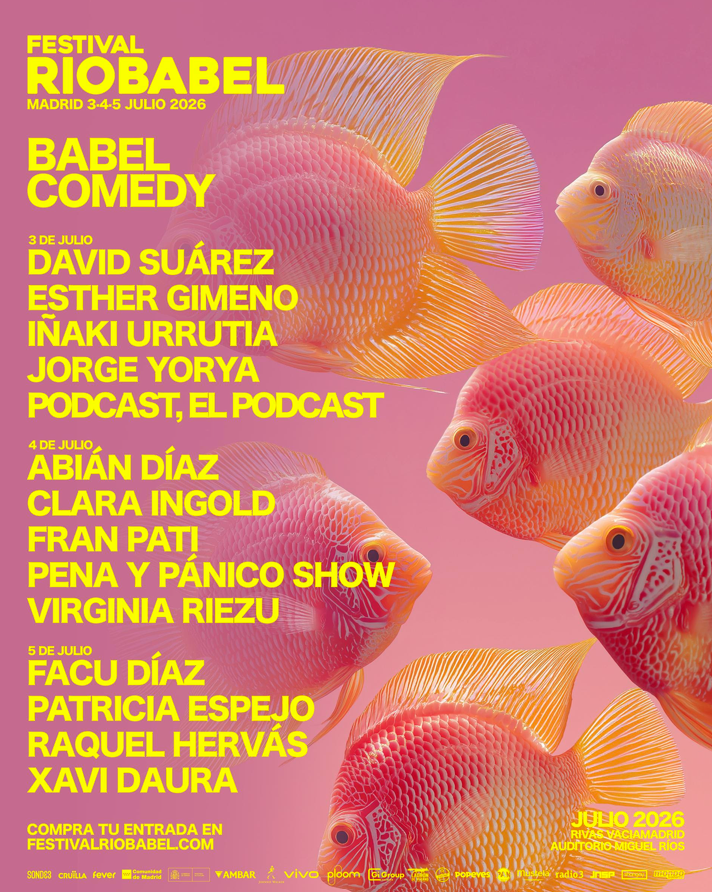 Festival Río Babel Madrid 10 Cartel del Babel Comedy por días