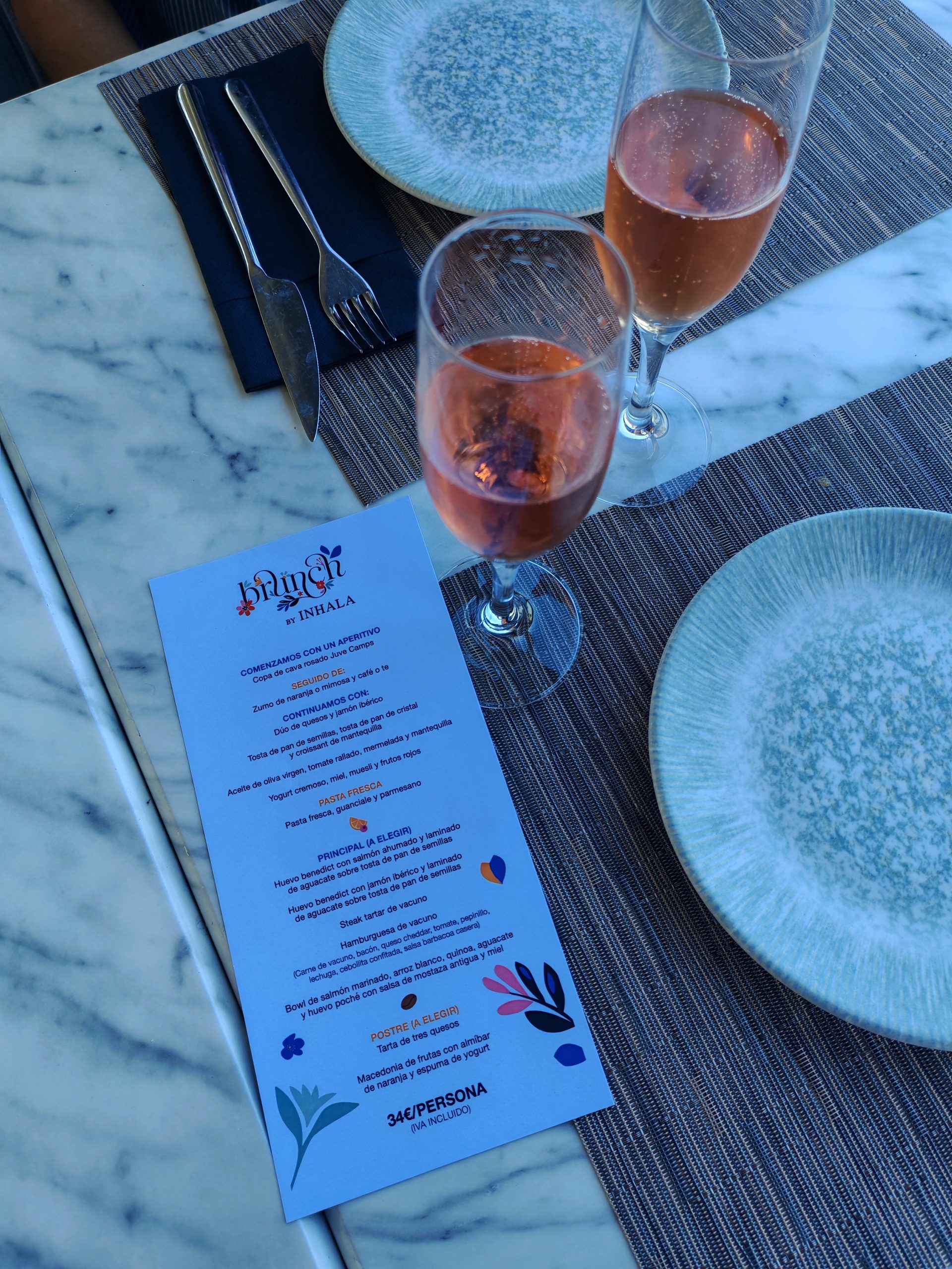 Carta brunch 