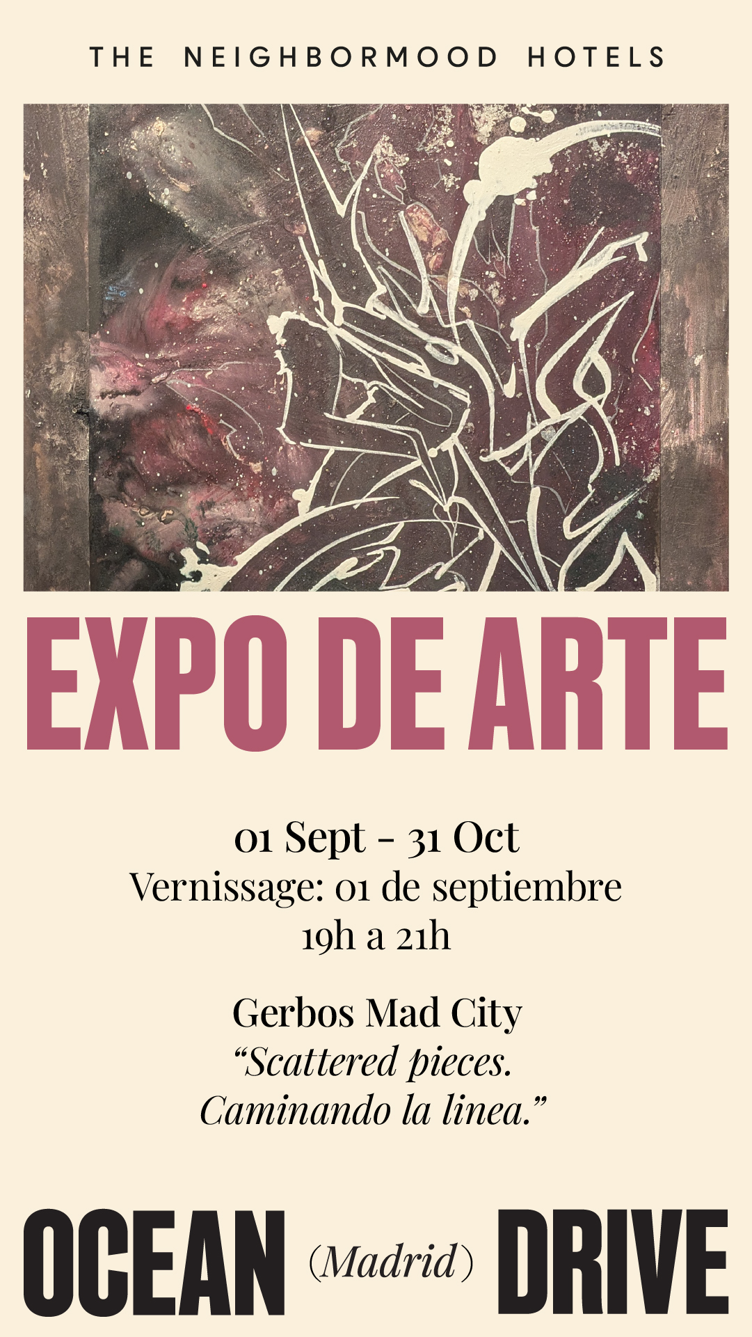Scattered Pieces: el arte urbano de Gerbos Mad City llega al corazón de Madrid 2 exposición de arte y pintura en madrid - Gerbos - septiembre y octubre 2026