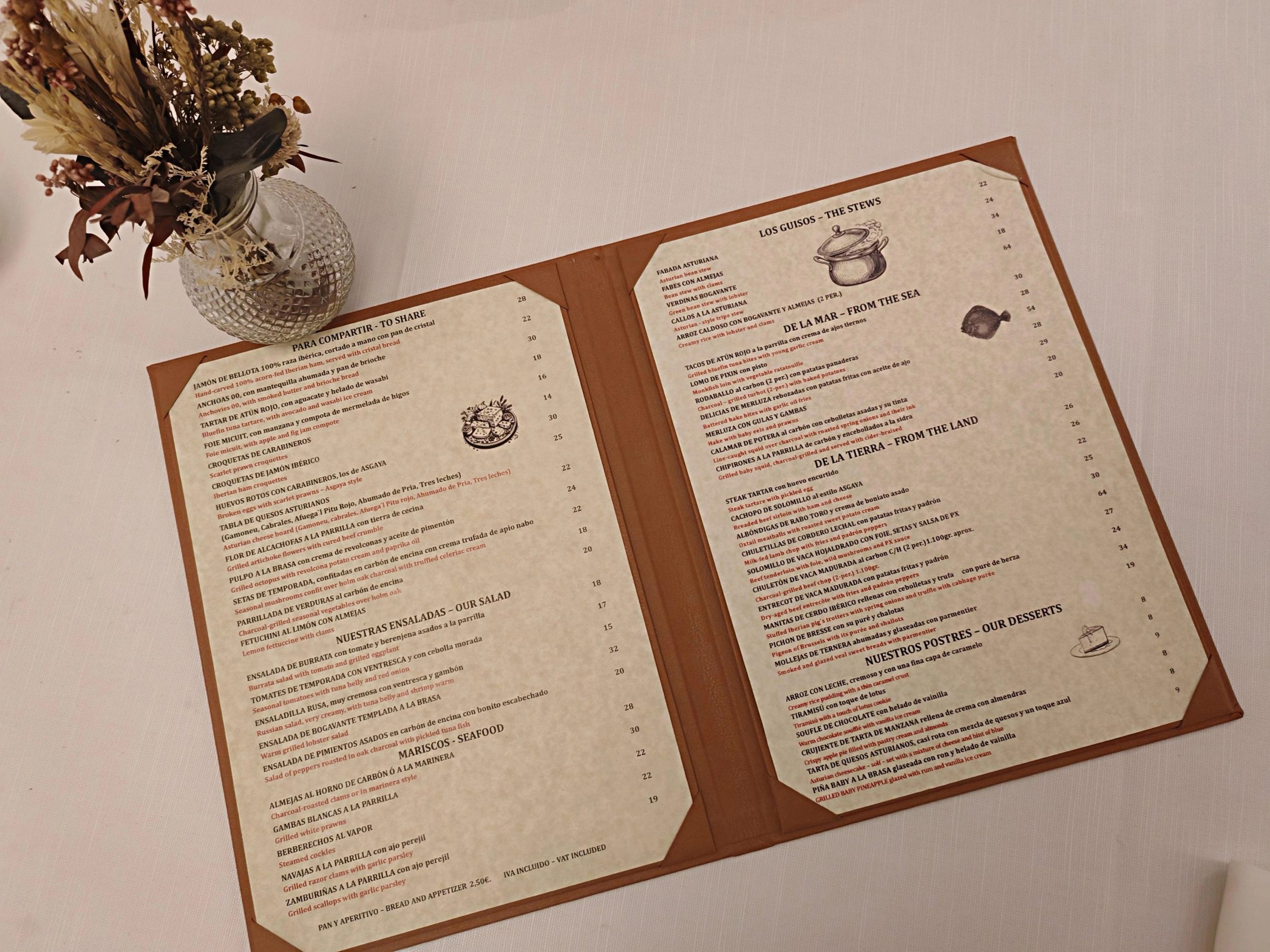 La Charca Restaurante: cocina a la brasa junto a Plaza de España 8 Carta